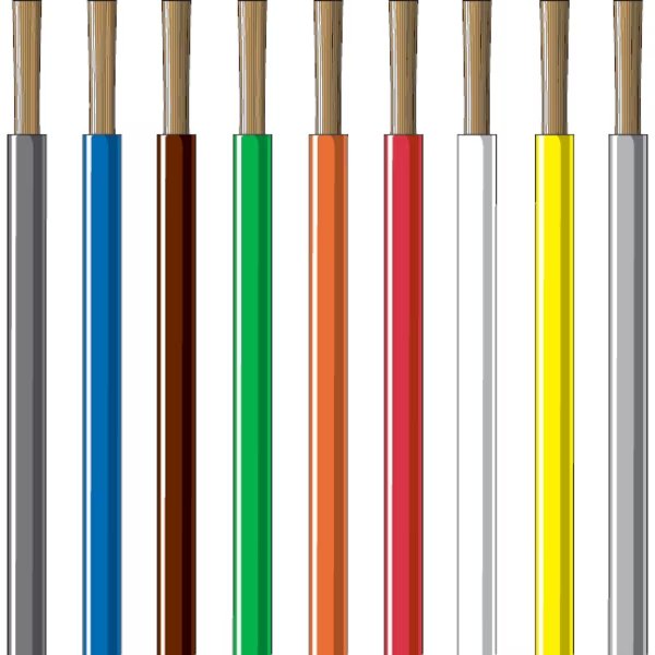 Primary Wire, 14 Gauge, 100ft., White, Quickcable, Mfr#: 231409-100